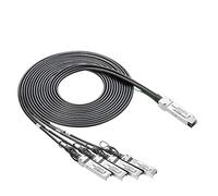 10Gtek® for Cisco QSFP-4SFP10G-CU3M, 40Gb/s QSFP+ to 4xSFP+ Direct Attach Breakout Cable, Passive, 3-meter