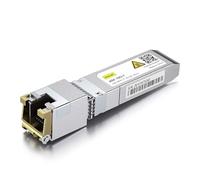 10Gtek Module 10Gb SFP+ RJ45, Transceiver Cuivre 10GBase-T, Compatible pour Cisco SFP-10G-T-S, Ubiquiti UniFi UF-RJ45-10G, Mikrotik S+RJ10, Netgear, TP-Link, D-Link