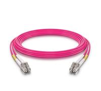 10Gtek Pack of 2, LC to LC OM4 Multimode Duplex 1M Fibre Optic Patch Cable Length 1.5 m to 50 m