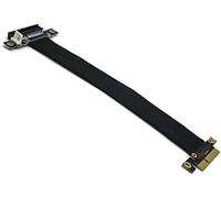 10Gtek PCIE 3.0 Riser Extension Cable, 4X to 4X, M to F, Straight to Straight, Cable Length 25cm, P322MF1125