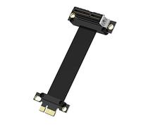 10Gtek PCIE Extension Cable PCIE PCI Express 1X to 4X Extension 90 Degree Cable, 150mm