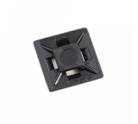 10Gtek Self Adhesive Cable Tie Mounts - 3M Strongly Adhesive-Backed Zip Tie Base Holders for Home, Office Cable Wire Management(21mm x 21mm, Black, 100pack)