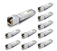 10Gtek SFP+ to RJ-45 10GBase-T Transceiver, 10Gbe Copper SFP+ to Ethernet Module for Cisco SFP-10G-T-S, Ubiquiti UniFi UF-RJ45-10G, TP-Link TL-SM5310-T, Netgear and More, up to 30m, Pack of 10