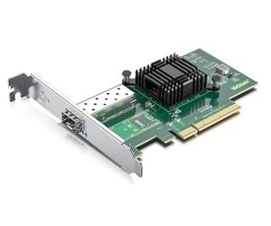10Gtek Single SFP+ Port 10GbE NIC Network Card, 82599EN Chip, PCI-E x8, Compatible with Windows Server 2003/2008/ 2012, Windows7/8/10*/Visa, Linux, ESX/ESXi*