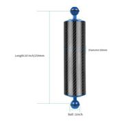 10inch D60mm Blue Plongée et Snorkeling plateau d'extension en Fiber de carbone bras flotteur flottabilité bras aquatique double balle appareil photo reflex plongée pour Gopro yi EKEN pour DJI OSMO