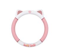 10jQkk Auto Caches de Volant pour Fiat Cinquecento Coupe Croma,Housses Volant Voiture Segmentée Couvre Protection Imperméable Antidérapant Intérieur Accessoires,Pink-O