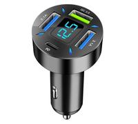 10jQkk Auto Chargeurs pour Automobile pour Fiat Qubo Chargeur Telephone Allume Cigare USB Adaptateur Prise Allume Cigare Chargeur Voiture Rapide,B