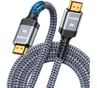 10K Câble HDMI 2.1 8K 10m, 10K 8K@60Hz 48gbps Haute Vitesse 4K@120Hz/144Hz RTX 3090 For PS5 DTS:X eARC Dolby Vision, HDCP 2.2/2.3, HDR10, HDR Dynamique,Compatible HDTV NETFLX Monitor