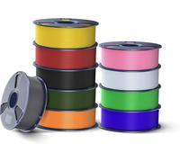 10Kg High Speed Pla+2.0 Filament 1.75Mm, Fast Printing Pla Plus 2.0 Pour Imprimante 3D, Haute Vitesse Et Haut Débit, Noir+Blanc+Gris+Bleu+Rouge+Jaune+Vert+Rose+Olive+Orange.[PLA9181920]