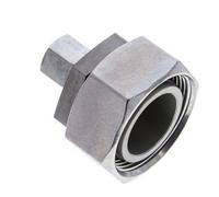 10L & 35L Acier zingue Raccord de coupe droit avec emerillon 160 bar Joint torique NBR Cône d'etancheite ISO 8434-1