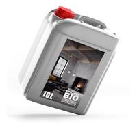 10L Bioéthanol Premium 100% Pur - 10 litres de Carburant Écologique pour Cheminée à Éthanol, Combustion Propre, sans Fumée, Flamme Vive et Stable (Inodore)