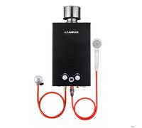 10L Chauffe-eau À Gaz avec Couvercle de Pluie, CAMPLUX BW264BC Chauffe-eau Utilisation pour le Camping, les RV, le Lavage du Cheval