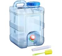 10L Jerricane d’Eau avec Robinet, Reservoir Eau Camping Car, Bidon d'eau avec Poignée, Bidon Alimentaire sans BPA, Bidon Plastique