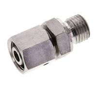 10L & M14x1.5 Acier inoxydable pivotant droit avec filetage mâle 315 bar Joint torique FKM Cône reglable ISO 8434-1