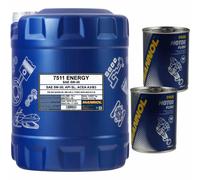 10L MANNOL Huile Moteur Energy 5W-30 API SL/CF Motorspülung Motor Flush