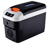 10L Mini Réfrigérateur Congélateur Noir Réfrigérateur Portable DC 12V/AC 220V Glacière électrique et boîtier chauffant pour camping-car, véhicule, voiture, camion, bateau, SUV, van, style bouton
