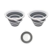 10L Seau pliable rond en plastique Seau de pêche en plein air pour la maison et seau pour le nettoyage, le lavage de voiture, la cuisine