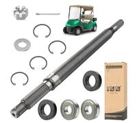 10L0L Arbre d'essieu arrière côté passager pour chariot de golf RXV avec kit de joint de roulement pour EZGO RXV Electric 2008 UP, OEM # 620341, 61420916,2 cm de long