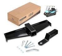 10L0L Attelage de remorque de voiturette de golf, grande capacité de transport robuste avec récepteur pare-chocs pour Club Car Precedent (2004+)