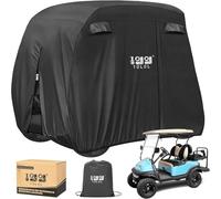 10L0L Buggy Cover Housse de Pluie pour voiturette de Golf Unisexe, Noir foncé, Universal