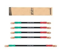 10L0L Câbles de batterie de calibre 4 pour chariot de golf EZGO TXT 1994UP, kit de câblage en cuivre pur avec cosses de fil robustes - Noir et vert