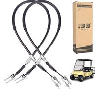 10L0L Câbles de frein pour chariot de golf Club Car DS 1981-1999 gaz et électrique côté conducteur et passager, fabriqués avec un noyau en acier inoxydable, remplace OEM : 1011125, 1011403, 1016761-01