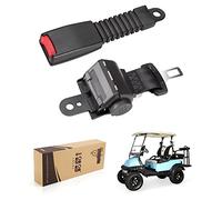 10L0L Ceintures de sécurité universelles rétractables pour Chariot de Golf EZGO, Club Car, Yamaha 106,7 cm avec Boucles - avec Certification Dot