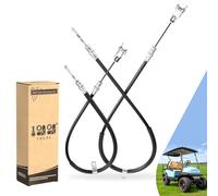 10L0L Ensemble de câbles de Frein pour Poussette Club Car Precedent 2004 et Tempo 2018 et Plus, côté conducteur et Passager, remplace OEM 102557501 102557502 103528701 103528702