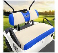 10L0L Ensemble de Housses de siège Avant pour voiturette de Golf EZGO TXT RXV & Club Car DS - Housses de siège Respirantes pour Garder Les sièges au Frais