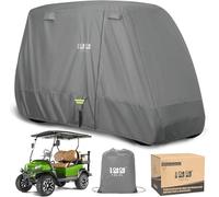 10L0L Housse de chariot de golf pour 4 passagers EZGO, club, Yamaha, protection contre les intempéries avec imperméable, coupe-vent,toit étendu de 203,2 cm