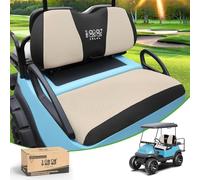 10L0L Housse de siège de chariot de golf, sièges avant complets, facile à installer avec protection de siège de banc en polyester, accessoires universels pour Club Car DS/Precedent/Yamaha