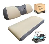 10L0L Housse de siège en maille pour voiturette de golf Yamaha Club Car Precedent (Beige)