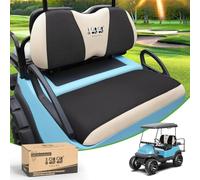 10L0L Housses de Siège de Golf, Lavable en Polyester, Tissu en Maille de Polyester pour Voitures, électriques Club Car DS & Precedent, EZGO TXT & RXV, Yamaha,
