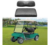 10L0L Housses de siège de voiturette de golf pour Club Car DS, housses de siège avant en cuir PVC de luxe, imperméables et résistantes à l'usure, faciles à nettoyer, faciles à installer, housses de