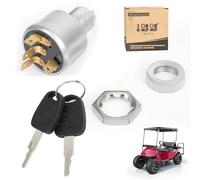 10l0l Interrupteur d'allumage pour Ezgo 33639 G01, interrupteur d'allumage pour voitures avec lumières (Standard Clé)