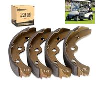 10L0L Jeu de mâchoires de frein pour chariot de golf Club Car DS 1995 et plus, précédent 2004 et plus, pour Yamaha G1 G2 G8 G9, EZGO 1986.5-1996, remplace OEM 1018232-01, 23364G1, 27249G01, J17-25340