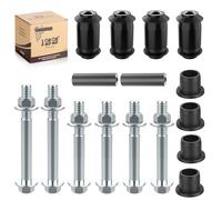 10L0L Kit de bagues de suspension et de manchons pour chariot de golf EZGO RXV à partir de 2008, gaz et électriques, remplace les pièces 608086 601340 602085 601754 602415 600525