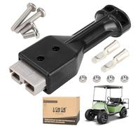 10L0L Kit de connecteur SB50 pour chariot de golf EZGO Marathon, Medalist, XI-Series 36 V, OEM 18972-G1 18972G1 Poignée de chargeur totale avec broches de contact