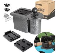 10L0L Kit de nettoyage de balle et de club de golf pour voiturette de golf, tête de club de golf amovible et rondelle de balle de golf pour EZGO, club, voiture, Yamaha, noir