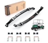 10L0L Kit de Ressorts à 3 Feuilles pour Golf Cart Robuste pour EZGO TXT Medalist 1995-2013, Ensemble Complet avec Douilles, Manchons et Boulons en U, Remplace 70506-G01, 74135-G01, 74207-G01, 74207
