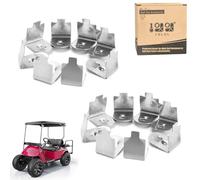 10L0L Lot de 16 clips de fixation à clipser pour housse de roue de chariot de golf