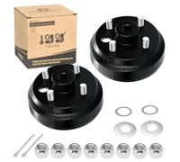 10L0L Lot de 2 moyeux de tambour de frein pour chariot de golf EZGO TXT PDS (électrique), 1982-1993 à 2 temps, remplacement OEM # 19186G1P 19186G1