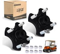 10L0L Plaque de moyeu de roue arrière de chariot de golf pour EZGO RXV à partir de 2008, gaz et électrique, lot de 2 pièces de rechange OEM # 604112, 615604, 70968-G03