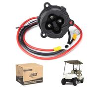 10L0L Prise de Chargeur 48 V pour voiturette de Golf pour Yamaha G29 électrique 2011 et Plus récente - Prise DC Powerwise à remplacer avec Cordon, pièce de Rechange OEM JW9-H6181-00-00
