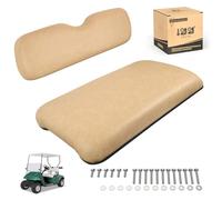 10L0L Sièges de rechange pour voiturette de golf EZGO TXT 1994-2013 Style d'usine avec coussin de siège et coussin de dossier (Buff)