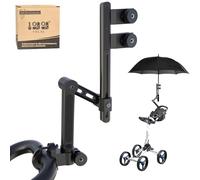 10L0L Support de parapluie robuste pour chariot de golf, pour petits arbres de parapluie, support de parapluie universel pour scooter à mobilité réduite, poussette, fauteuil roulant