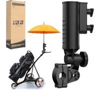 10L0L Support Universel de Parapluie de Golf pour Chariot, Stable et sûr, résistant au Vent sans se briser, adapté aux bicyclettes/Jouets/chaises roulantes（Old/amélioré Base hexagonale en Aluminium