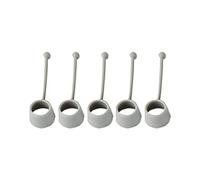 10LB-75LB Lot de 5 poignées réglables en silicone pour entraînement des doigts et sangle de poignet