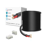 10m 18 Gauge 18/3 3 Core Electric Wire 3 Pin Cable 3x0.8mm² For Led Light,Automotive,Boat Equipment