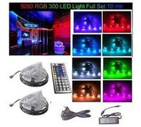 10m 5050 rgb led bandes lumières couleur changeant ruban éclairage cuisine - blanc